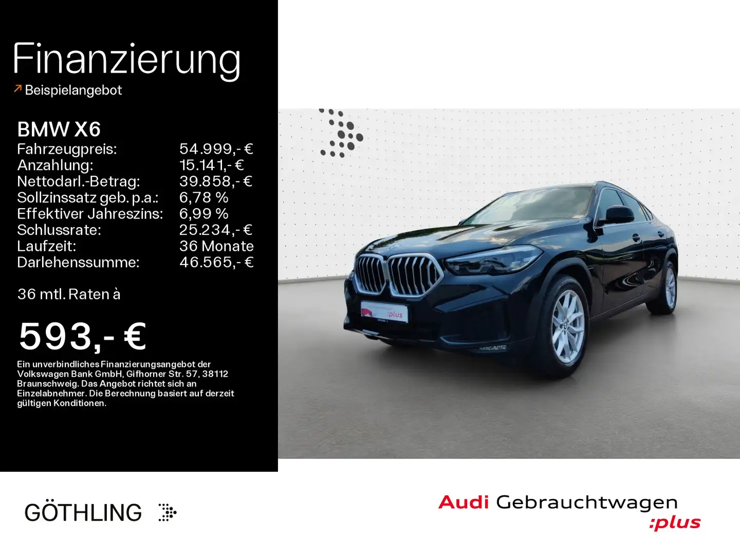 BMW X6 BMW X6 xDrive30d Navi*AHK*KAMERA*LED*LEDER Nero - 1