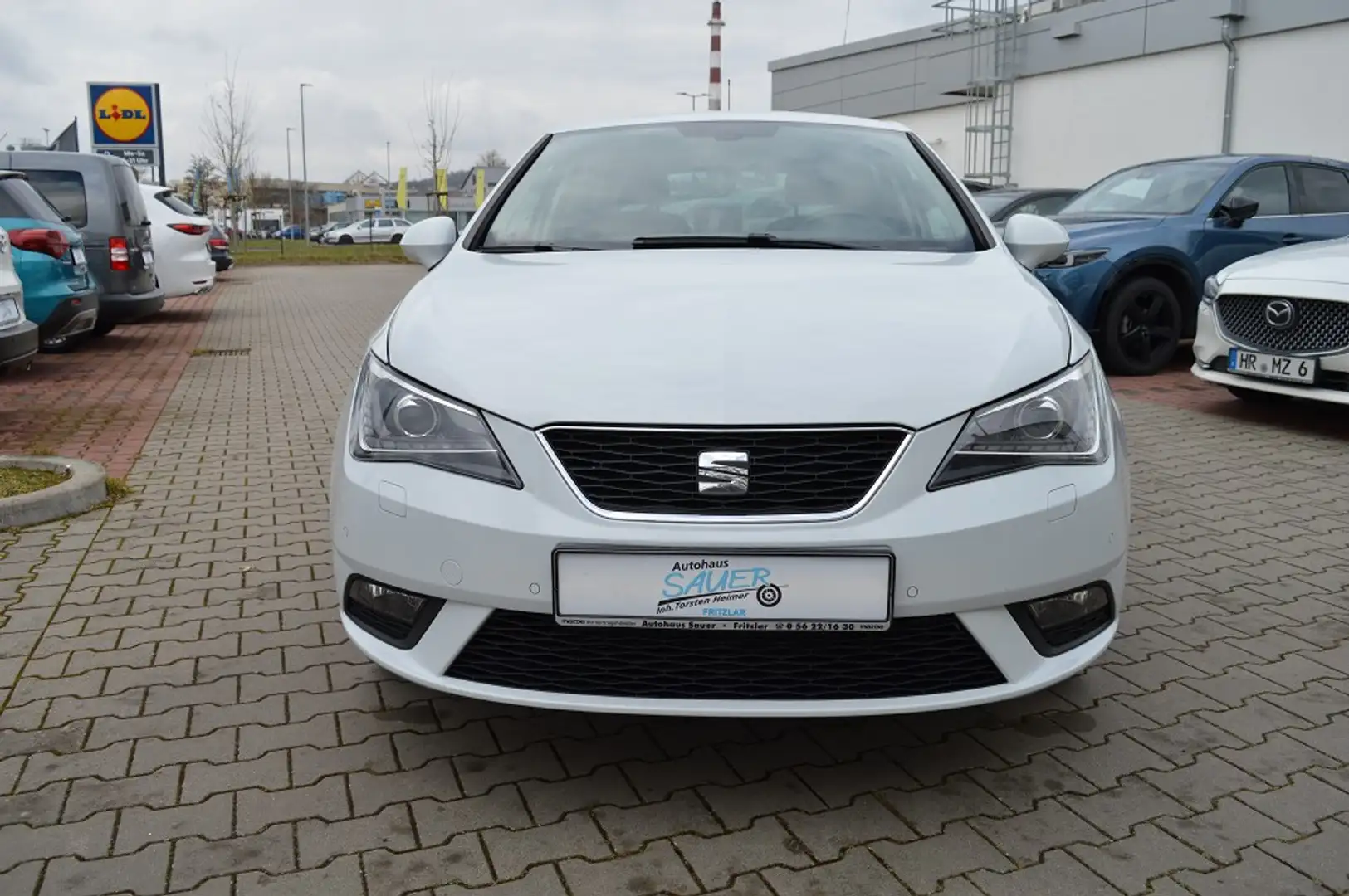 SEAT Ibiza 1.2 TSI i-Tech, Klimaautomatik, Sitzheizung, Rückf Weiß - 2