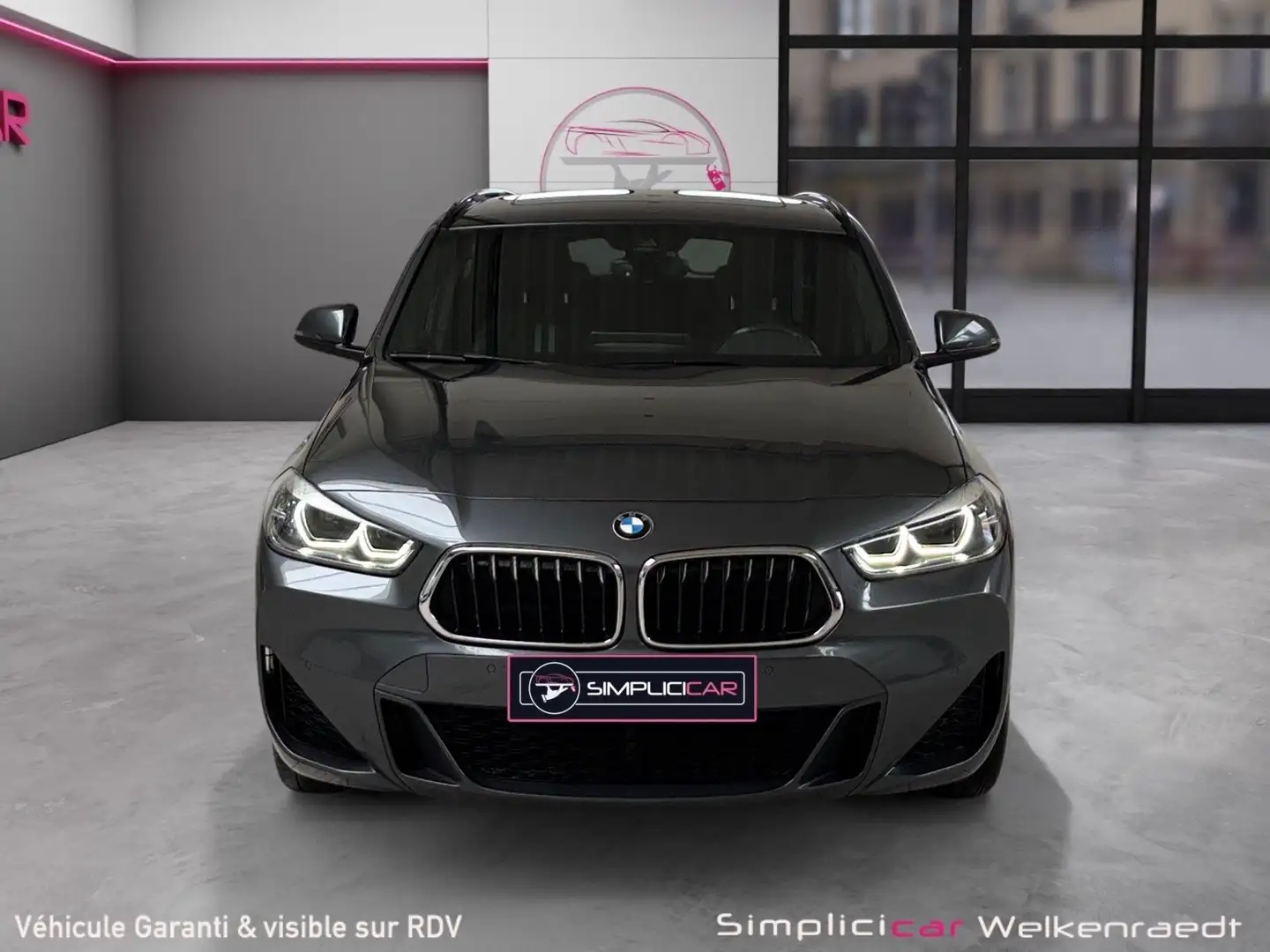 BMW X2 1.5iAxDrive25e/PACK M/1ER PROP/SG CHAUFF/CAMÉRA Gris - 2