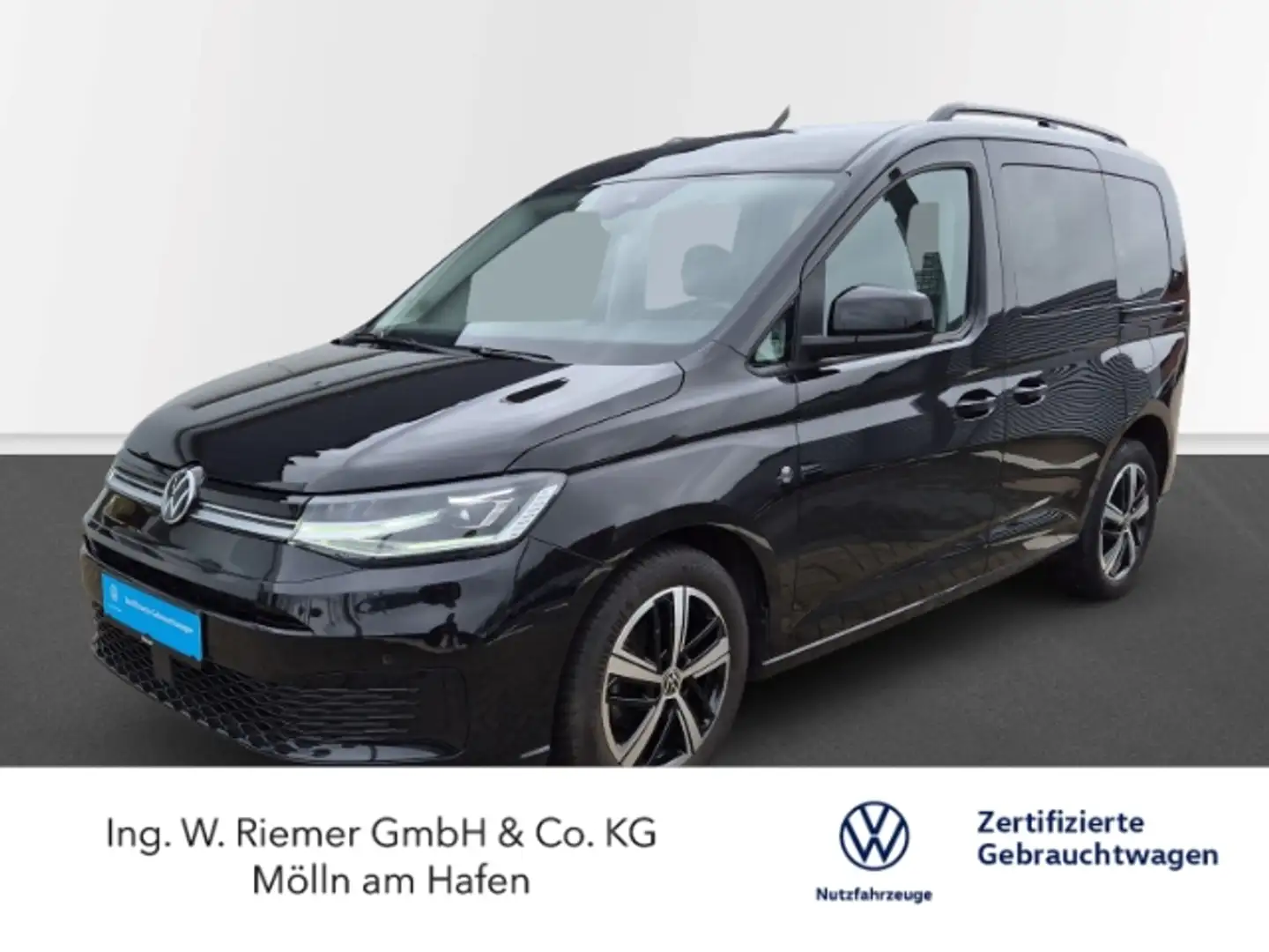Volkswagen Caddy 2,0 TDI Life Ledersitze Cam LED Keyless SHZ Noir - 1