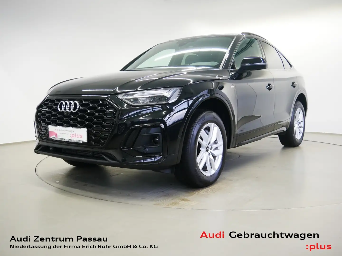 Audi Q5 Sportback 40 TFSI quattro S line S tro. LED AHK PA Schwarz - 1