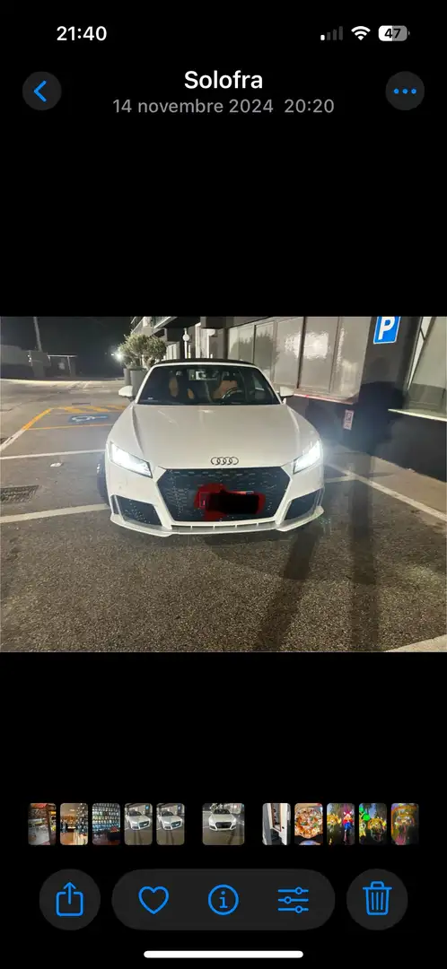 Audi TT TT III 2015 Roadster Roadster 2.0 tdi ultra Bianco - 1