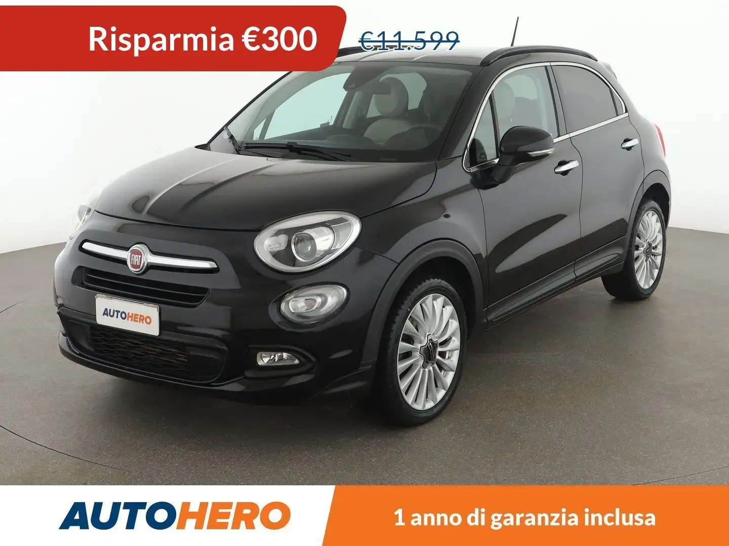 Fiat 500X 1.6 JTDM Lounge Black - 1