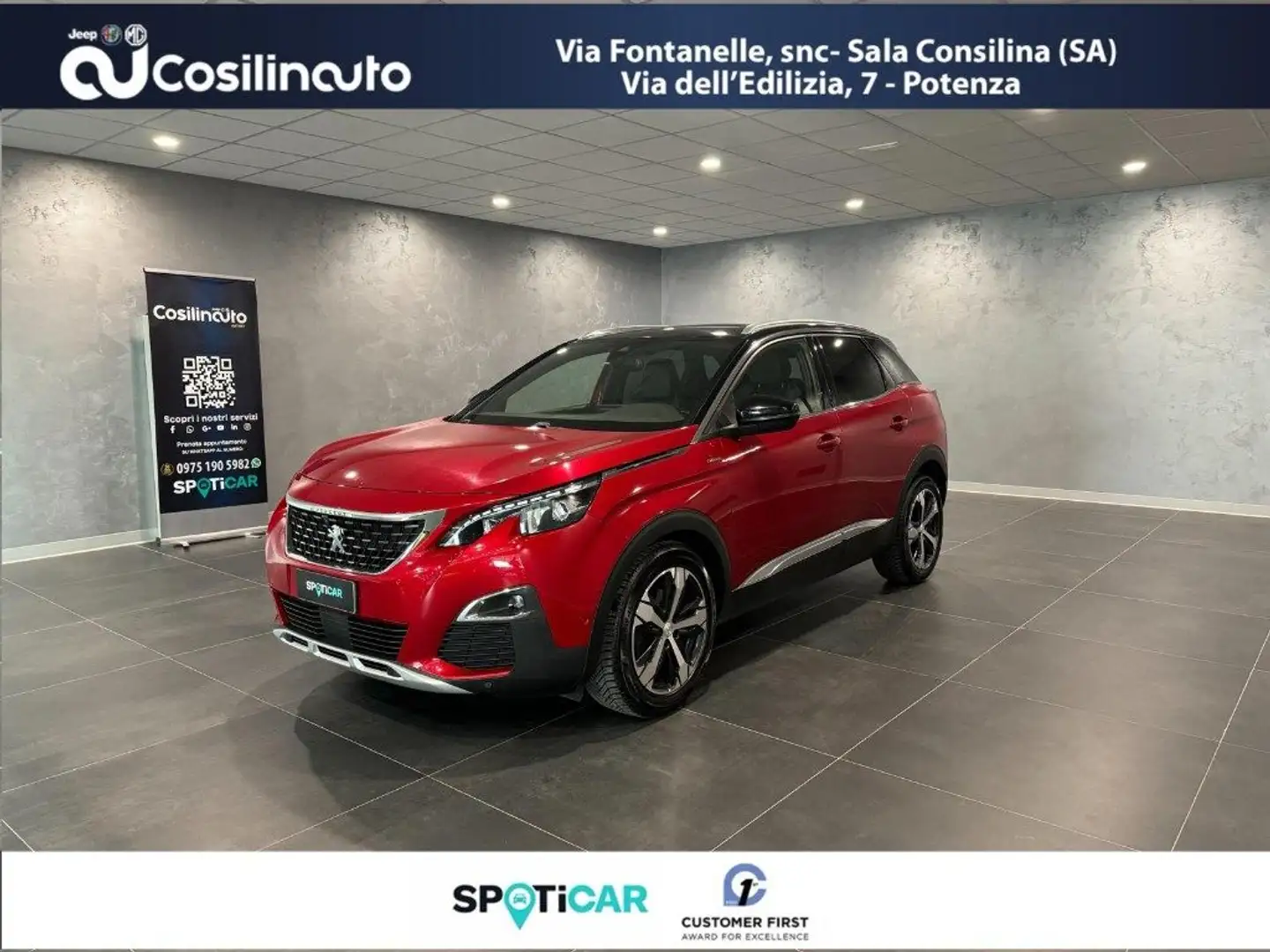 Peugeot 3008 1.6 BlueHDi 130 S&S GT Line Red - 1