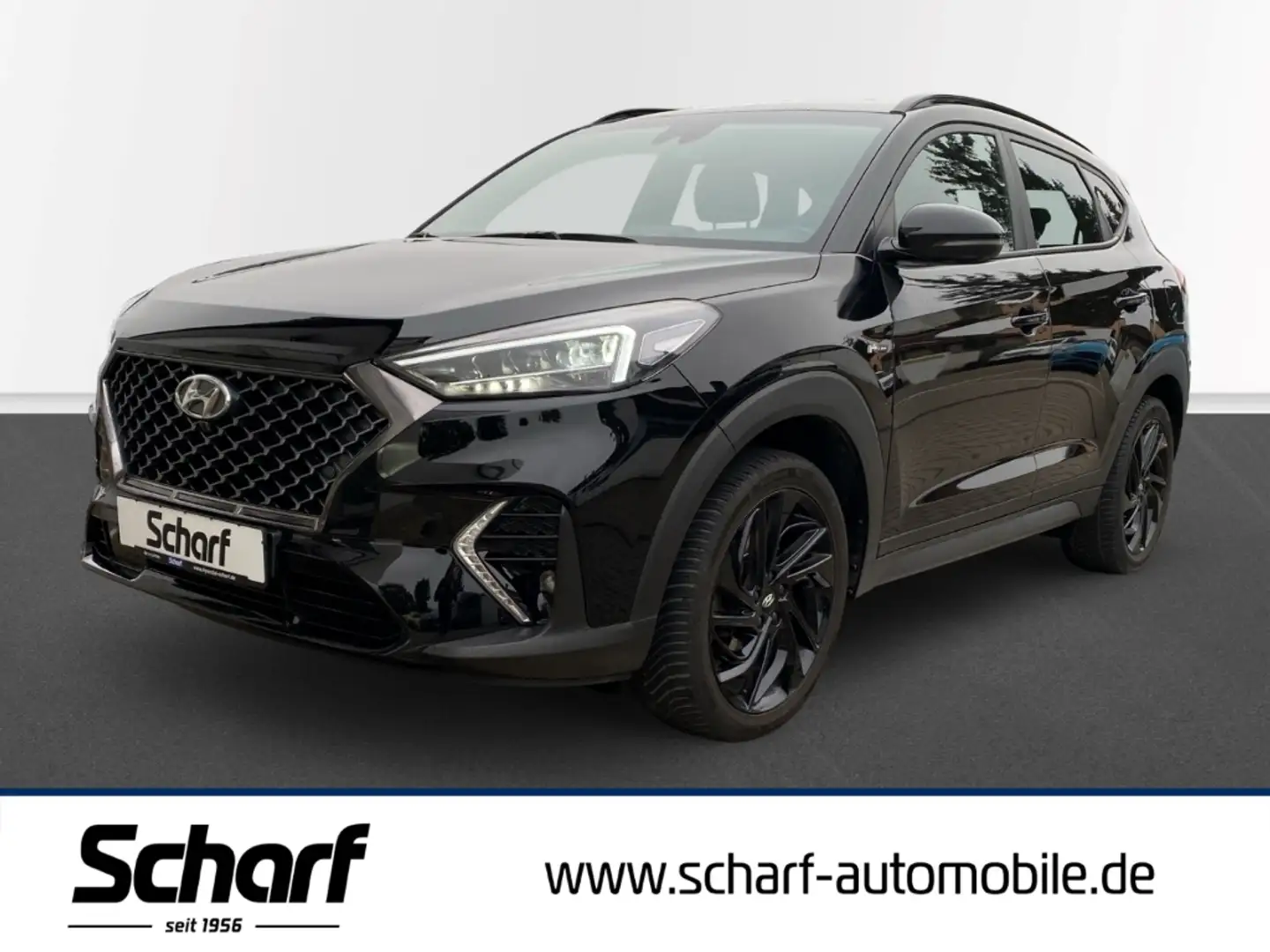 Hyundai TUCSON N Line DCT 2WD Navi SHZ PDC Rückfahrkam. Zwart - 1
