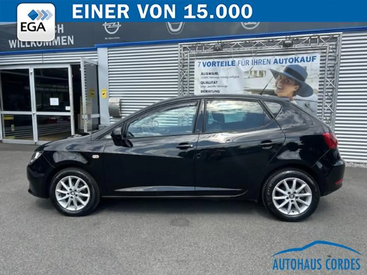 SEAT Ibiza 1.2 TSI STYLE KLIMAAUTOM*SHZG*BTH*ALU* Schwarz - 2