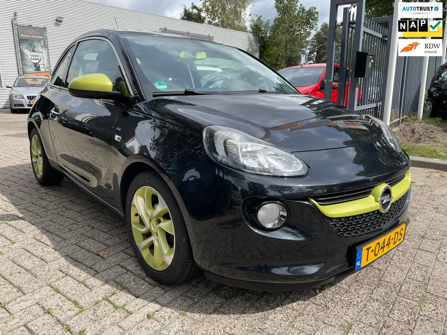 Opel Adam 1.4 16v Jam 97.626 km, airco, cruise, elec pakket, Zwart - 1