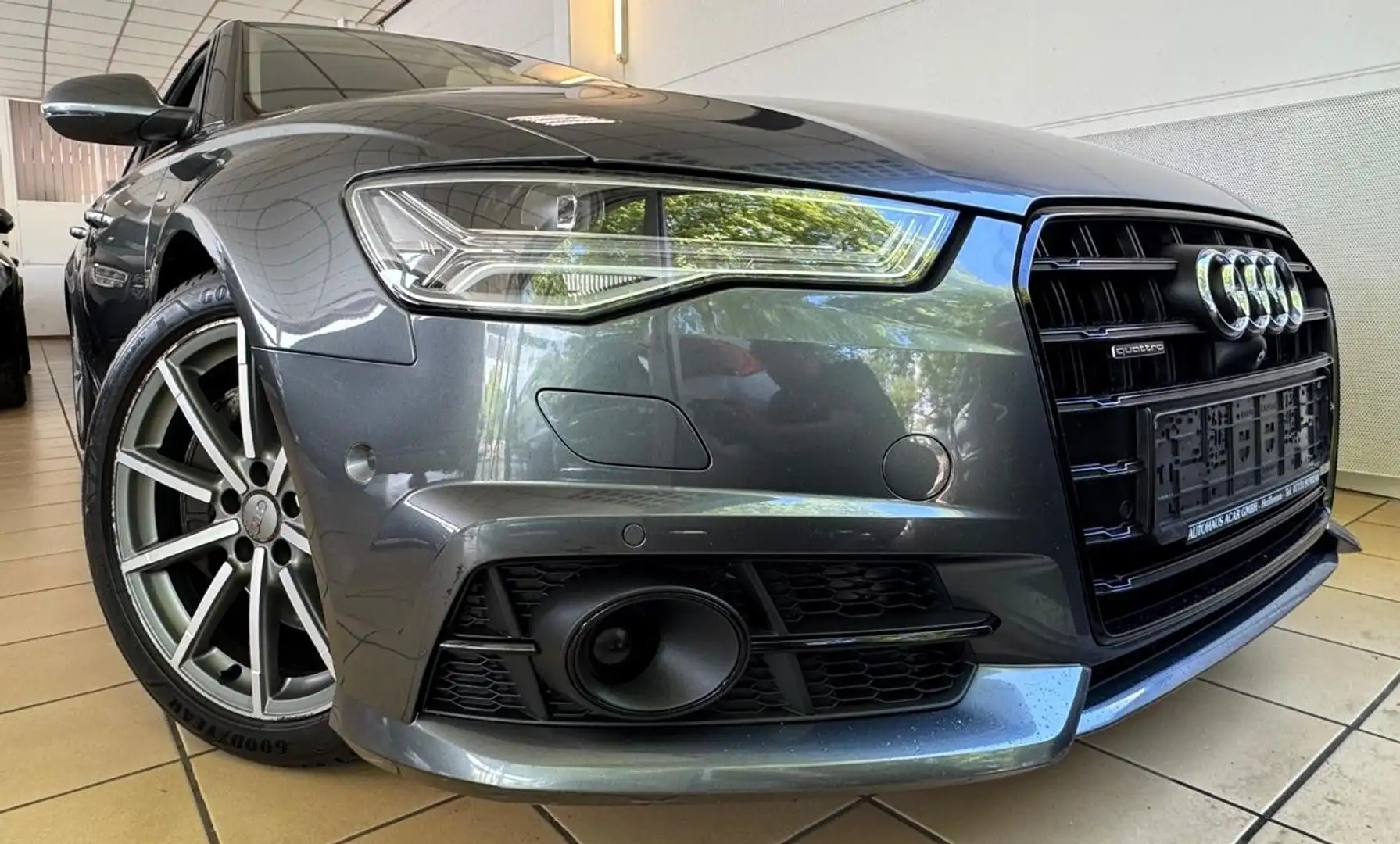 Audi A6 3.0 V6 TDI S-Line Matrix HuD BOSE 360° ACC Key-Go Gris - 1