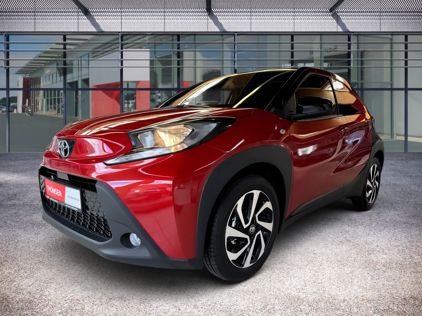 Toyota Aygo 1.0 Teamplayer ACC+Navi+Fernlichtass.+Kam. Rouge - 2