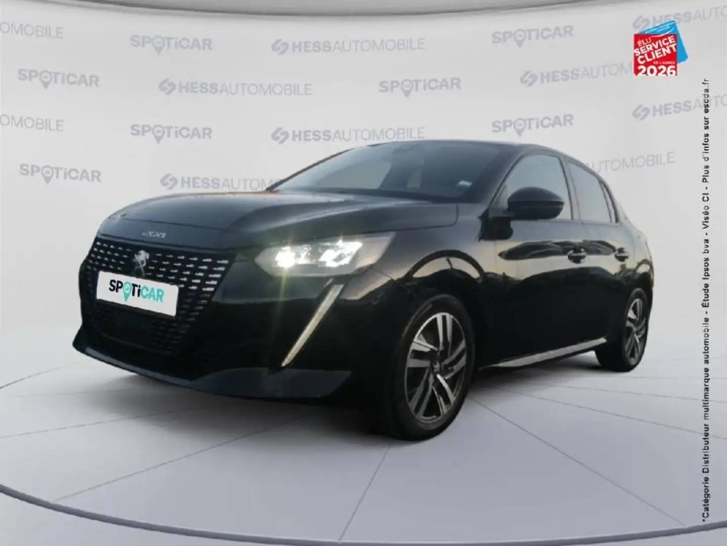 Peugeot 208 1.2 PureTech 100ch S\u0026S Allure Pack 118g Noir - 1