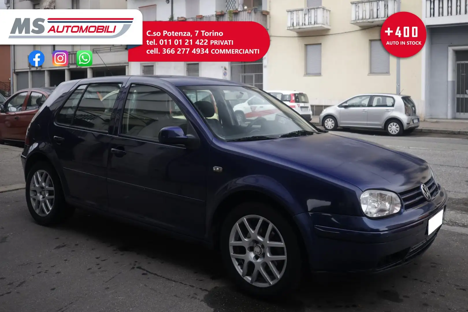 Volkswagen Golf Volkswagen Golf 1.9 TDI/90 CV cat 5 porte 66KW AN Blauw - 1