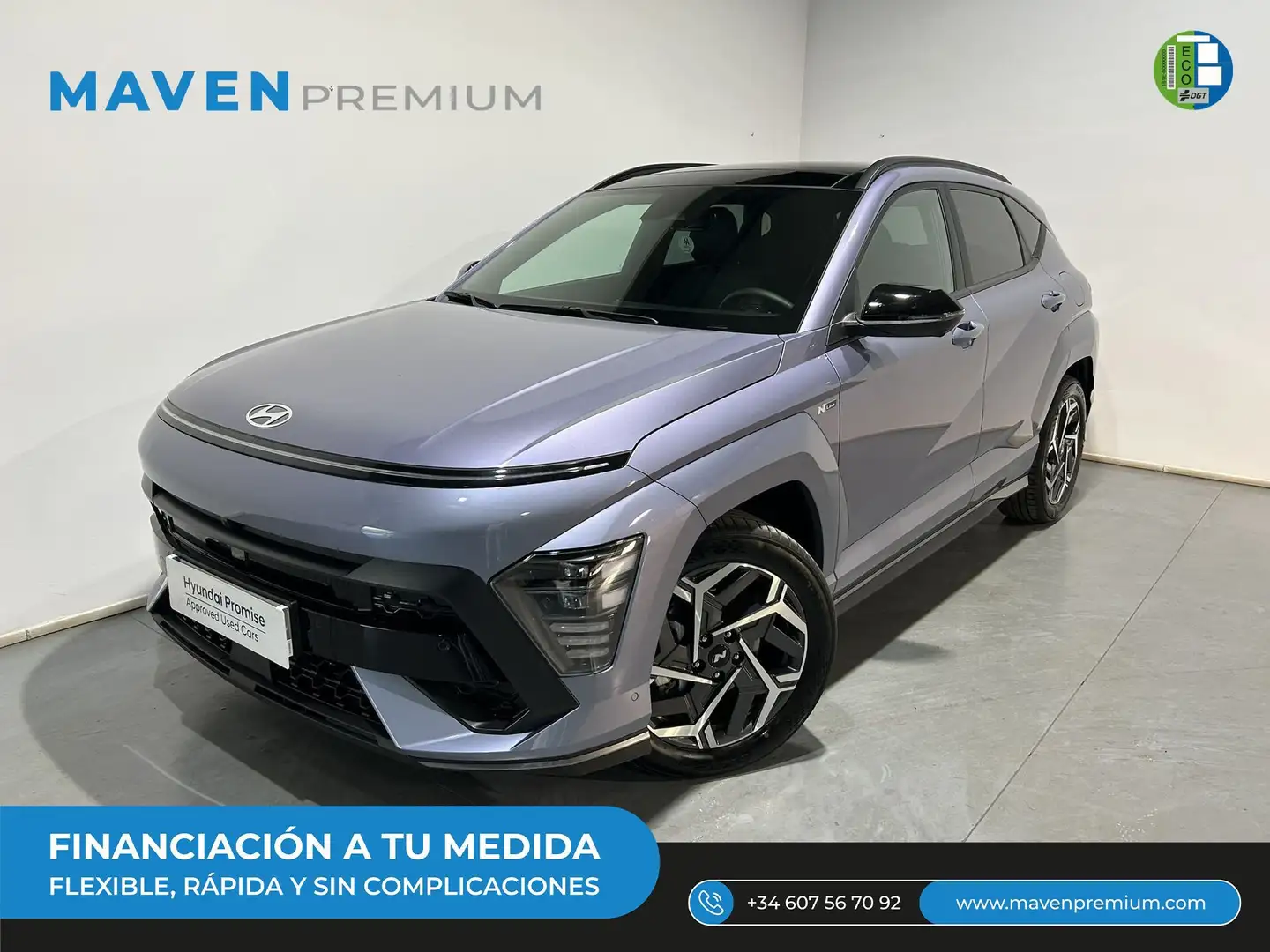 Hyundai KONA HEV 1.6 GDI Nline Style DT Azul - 1