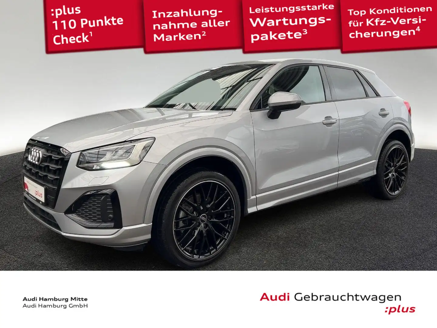 Audi Q2 35 TFSI advanced S tronic AHK Virtual Navi Silber - 1