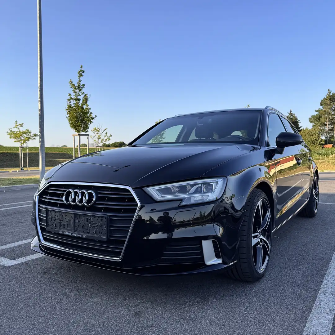 Audi A3 1.6 TDI Sportback sport Schwarz - 1