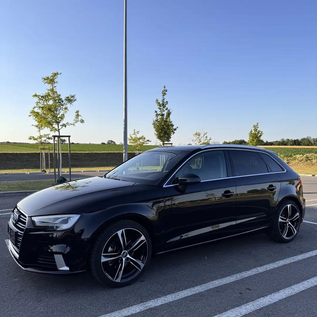 Audi A3 1.6 TDI Sportback sport Schwarz - 2
