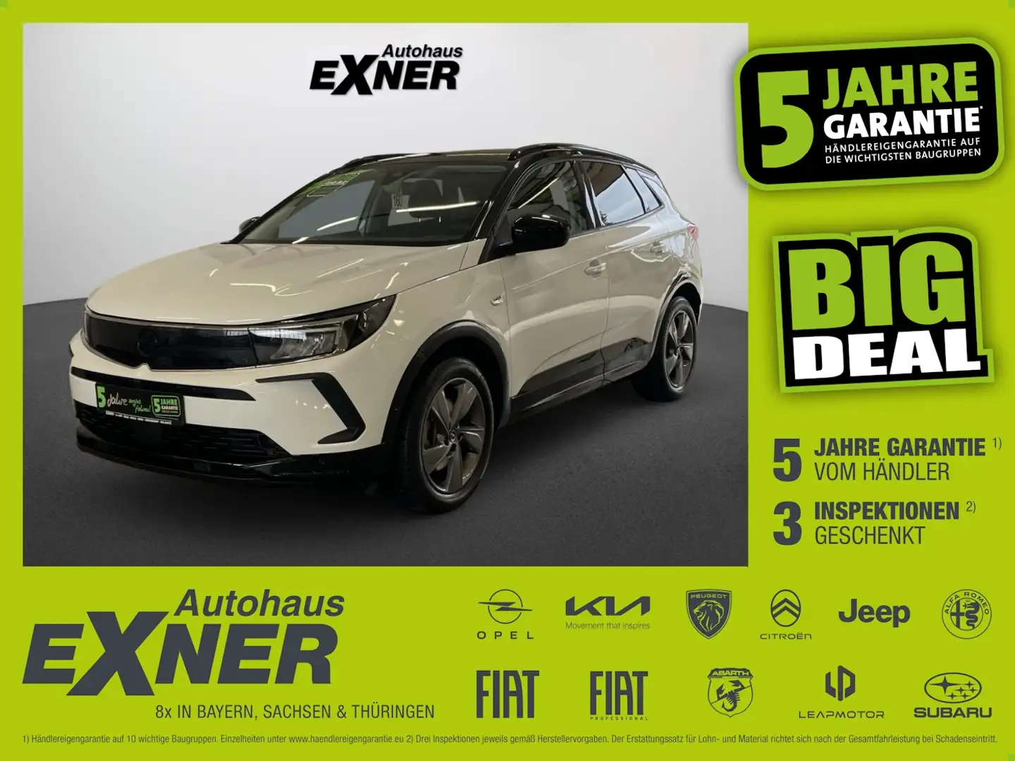 Opel Grandland 1.6 Turbo Hybrid GS LINE ACC+AHK+LED Blanc - 1