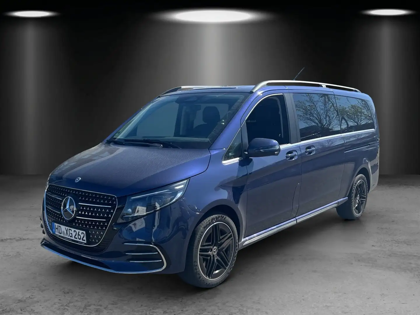 Mercedes-Benz V 300 AVG 4M AMG-Line AHK 3-er Sitzbank Komfort Blauw - 2