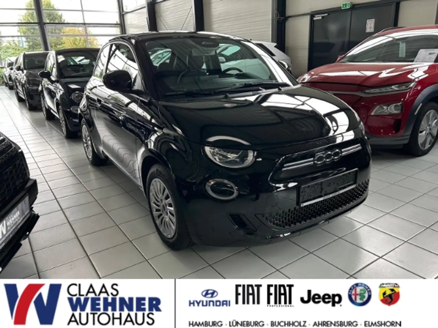 Fiat 500e Action Apple CarPlay Android Auto Fahrerprofil Mus Schwarz - 1