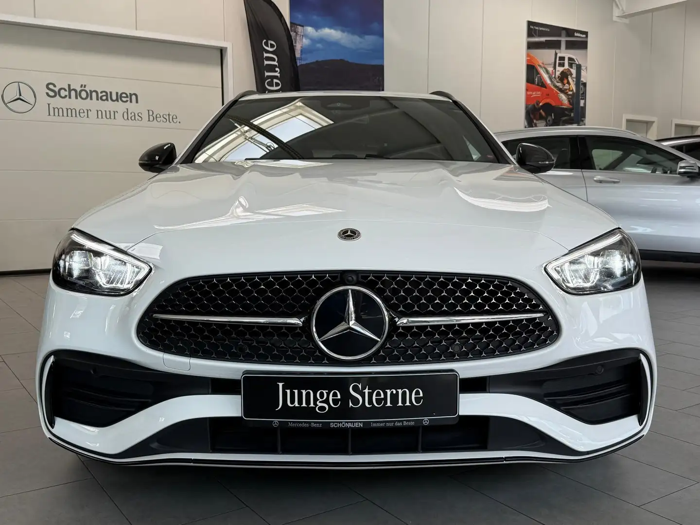 Mercedes-Benz C 180 T AMG ADVPLUS+AHK+19"+NIGHT+MEMO+AMBIPLUS Bianco - 2