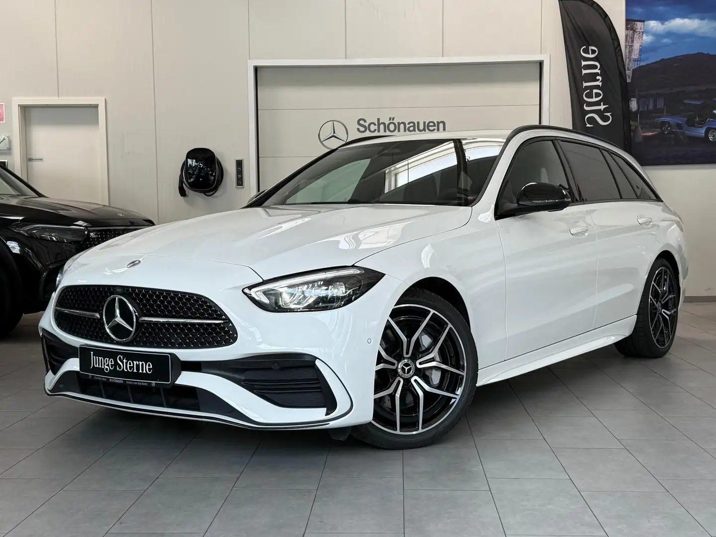 Mercedes-Benz C 180 T AMG ADVPLUS+AHK+19"+NIGHT+MEMO+AMBIPLUS Bianco - 1