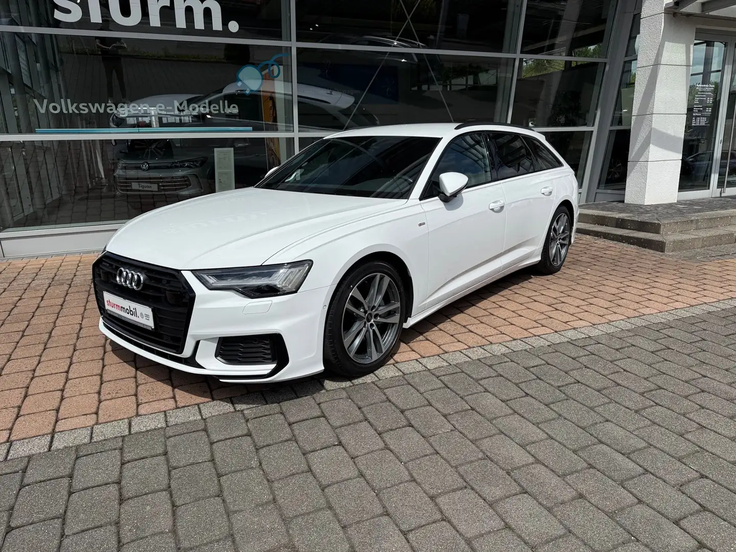 Audi A6 Avant 50 TDI quattro sport *Matrix, AHK, 2x S-Lin Blanc - 2
