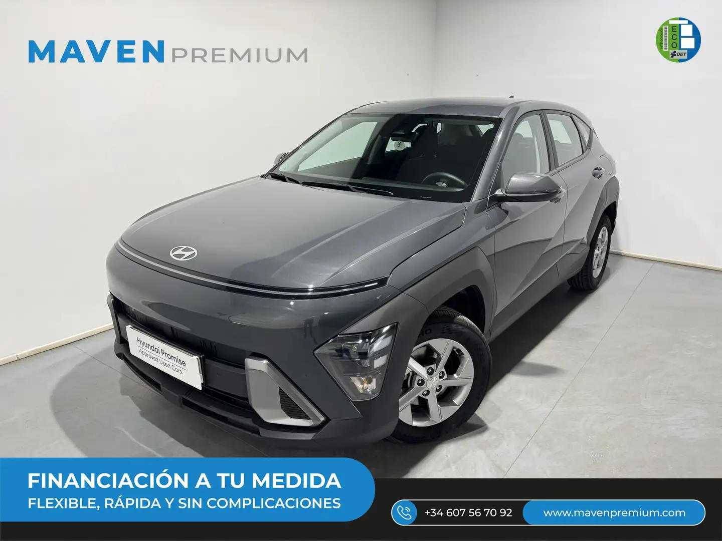 Hyundai KONA HEV 1.6 GDI Maxx DT Gris - 1