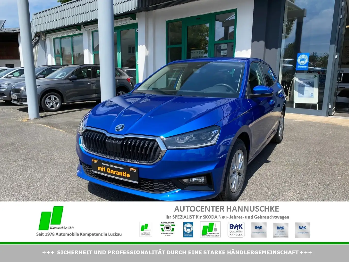 Skoda Fabia 1.0 TSI DSG Style Plus 5J.GAR/SMART/EPH/SH/KESSY Blau - 1