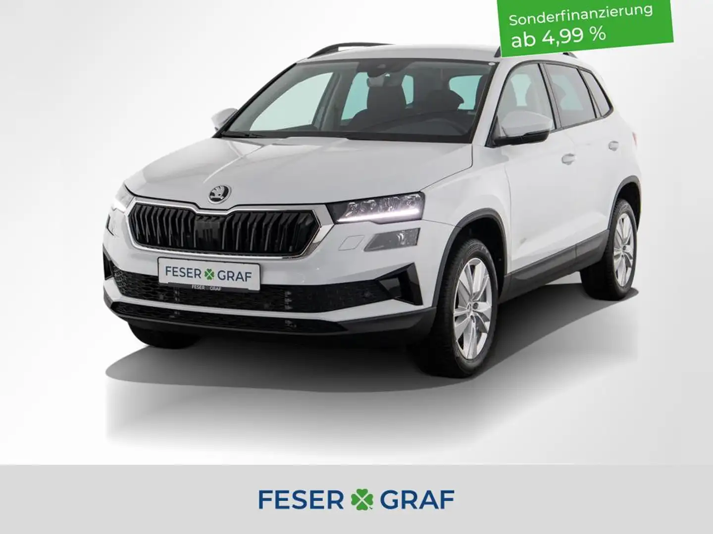 Skoda Karoq 1.5 TSI DSG Selection LED/Kamera/Front-Lane-Assist Bianco - 1
