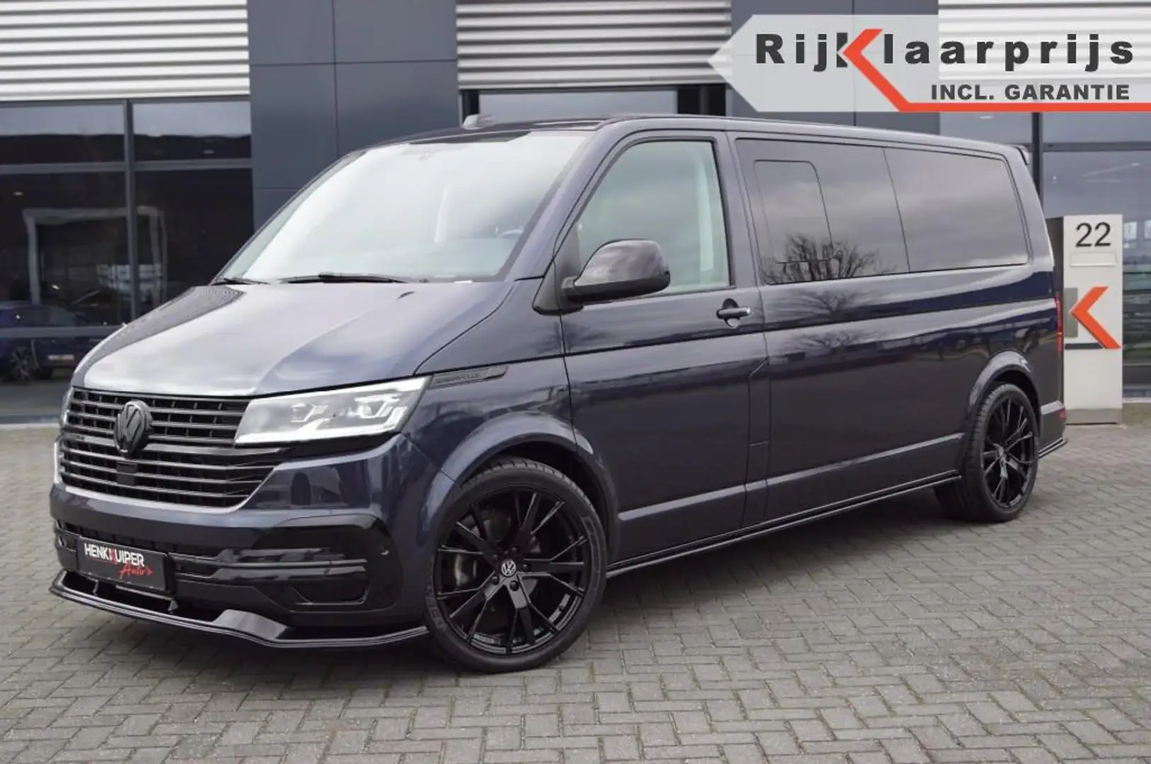 Volkswagen T6 Caravelle T6.1 Caravelle DSG 150pk Dubb. Cab. L2 /20 LM/Verl Blauw - 1
