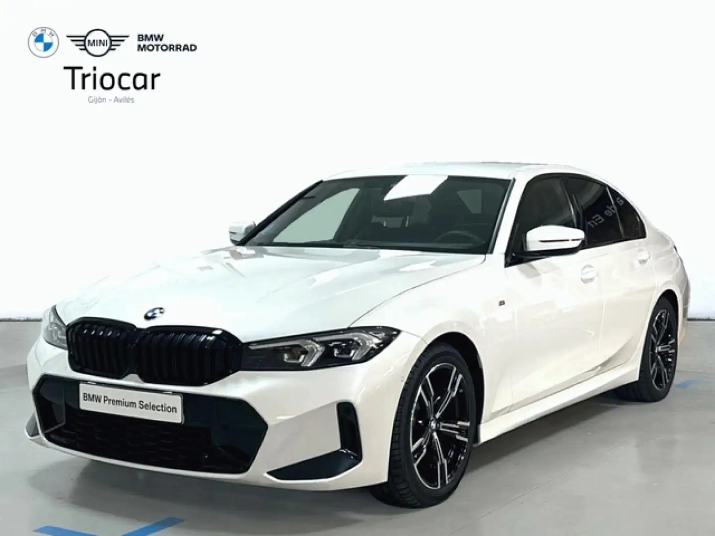 BMW 318 318dA Blanc - 1