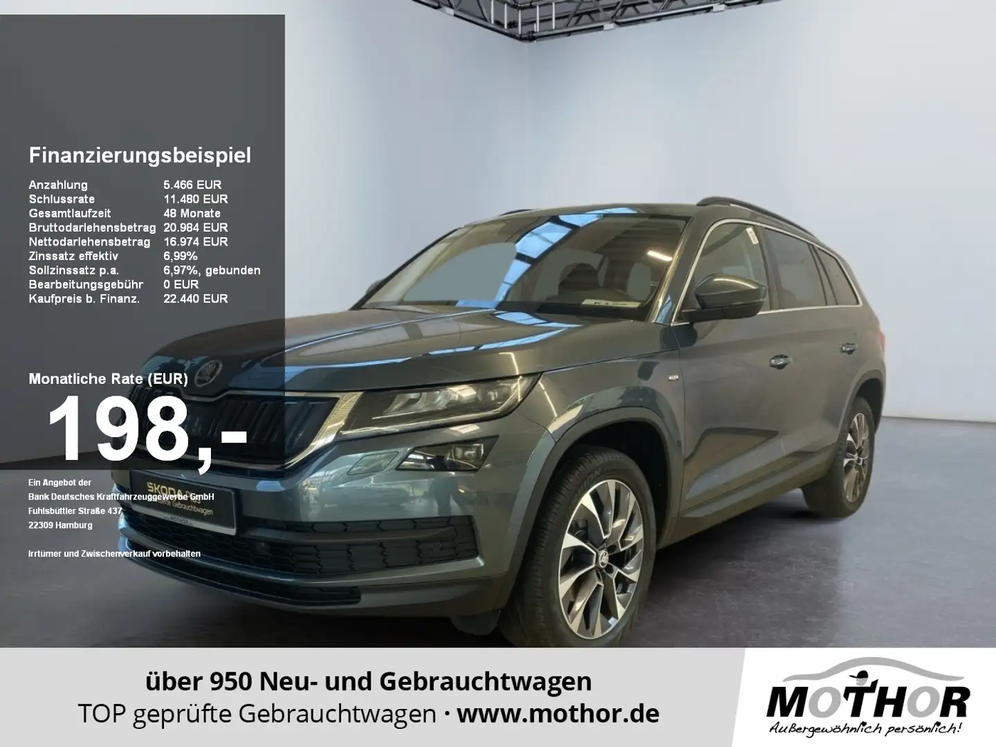 Skoda Kodiaq Drive 125 1.5 TSI DSG ACC 4xSHZ DynLi LM Grijs - 1