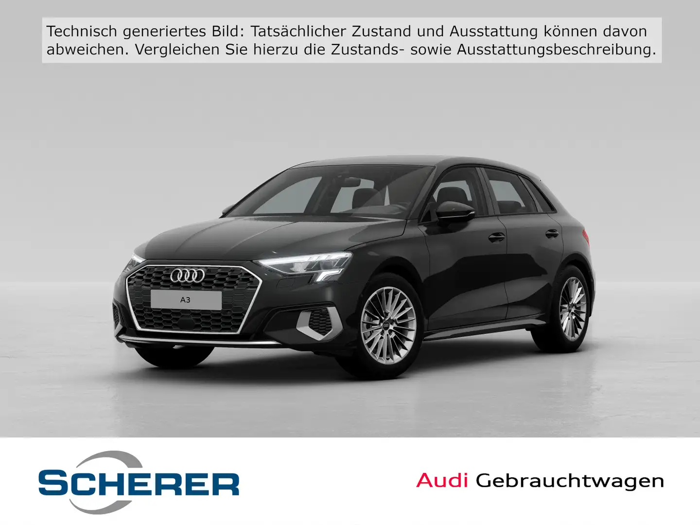 Audi A3 35 TFSI S tronic advanced LED/NAVI/ Schwarz - 1