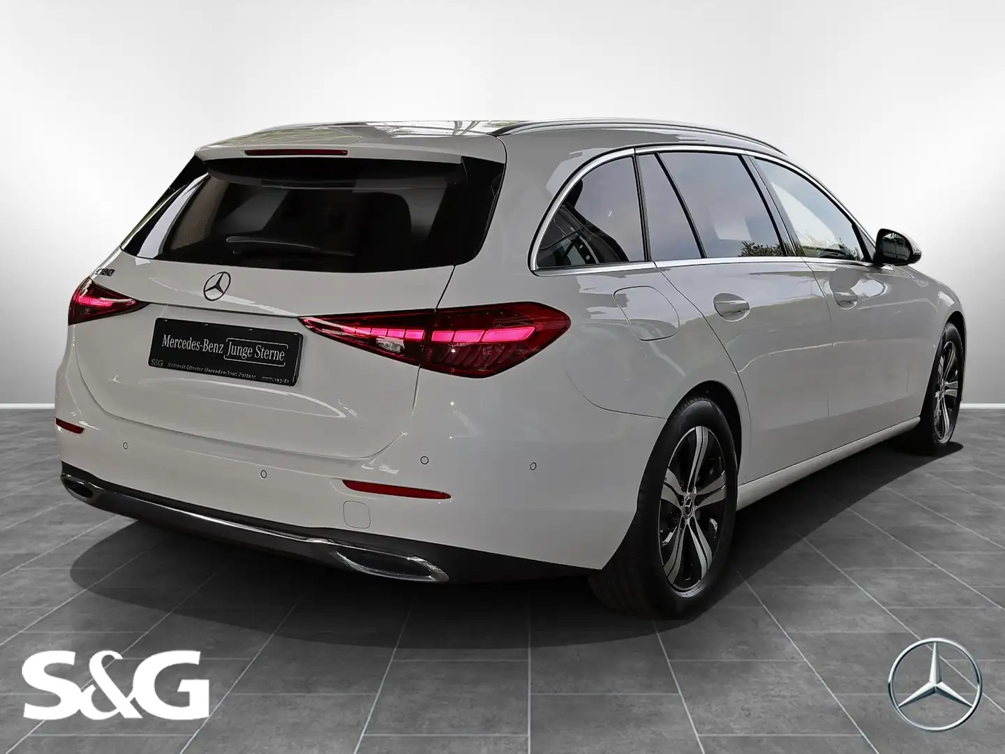 Mercedes-Benz C 180 T AHK+TOTWINKEL+KAMERA+LED+MBUX+17 ZOLL Wit - 2