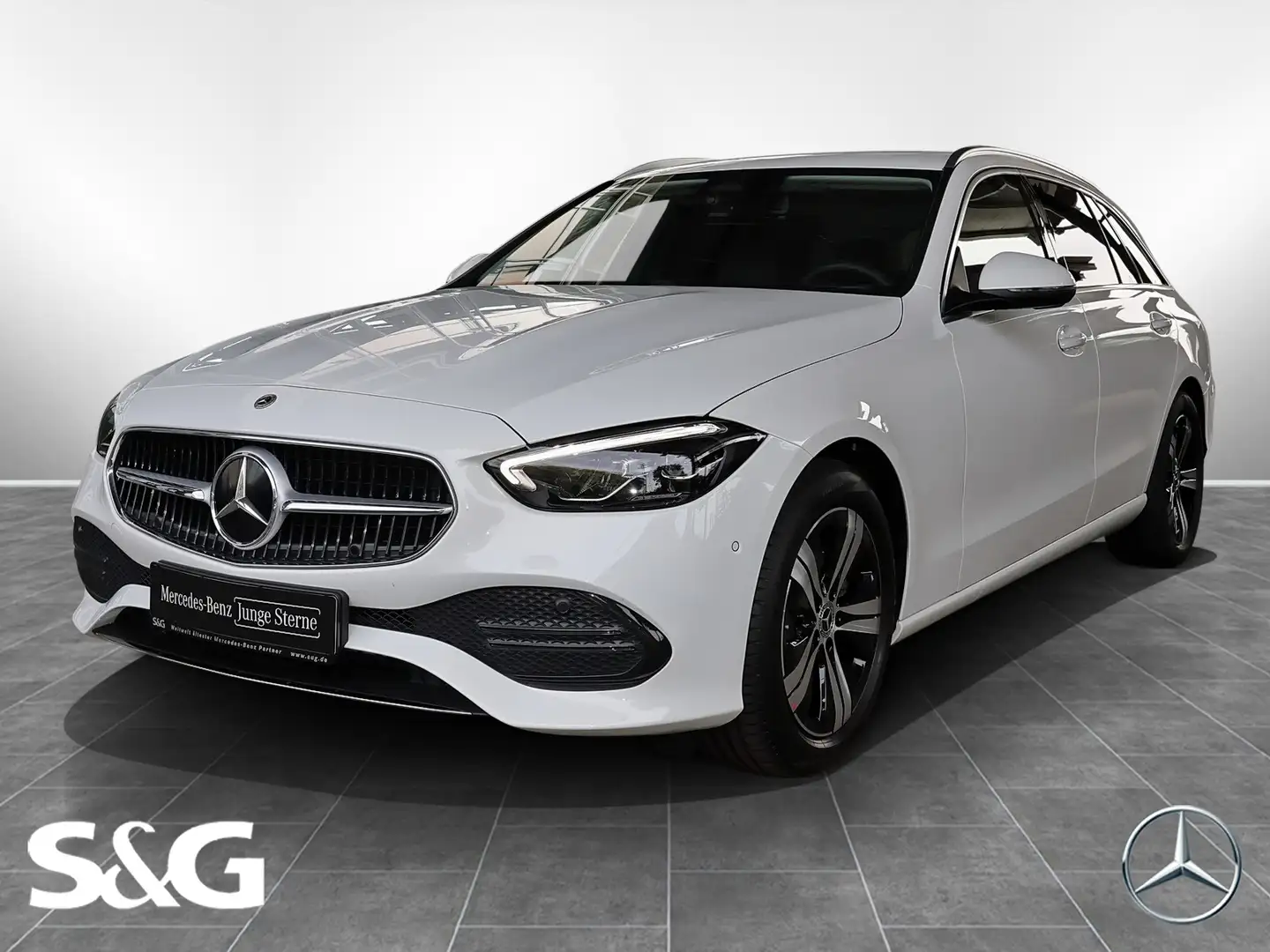Mercedes-Benz C 180 T AHK+TOTWINKEL+KAMERA+LED+MBUX+17 ZOLL Wit - 1