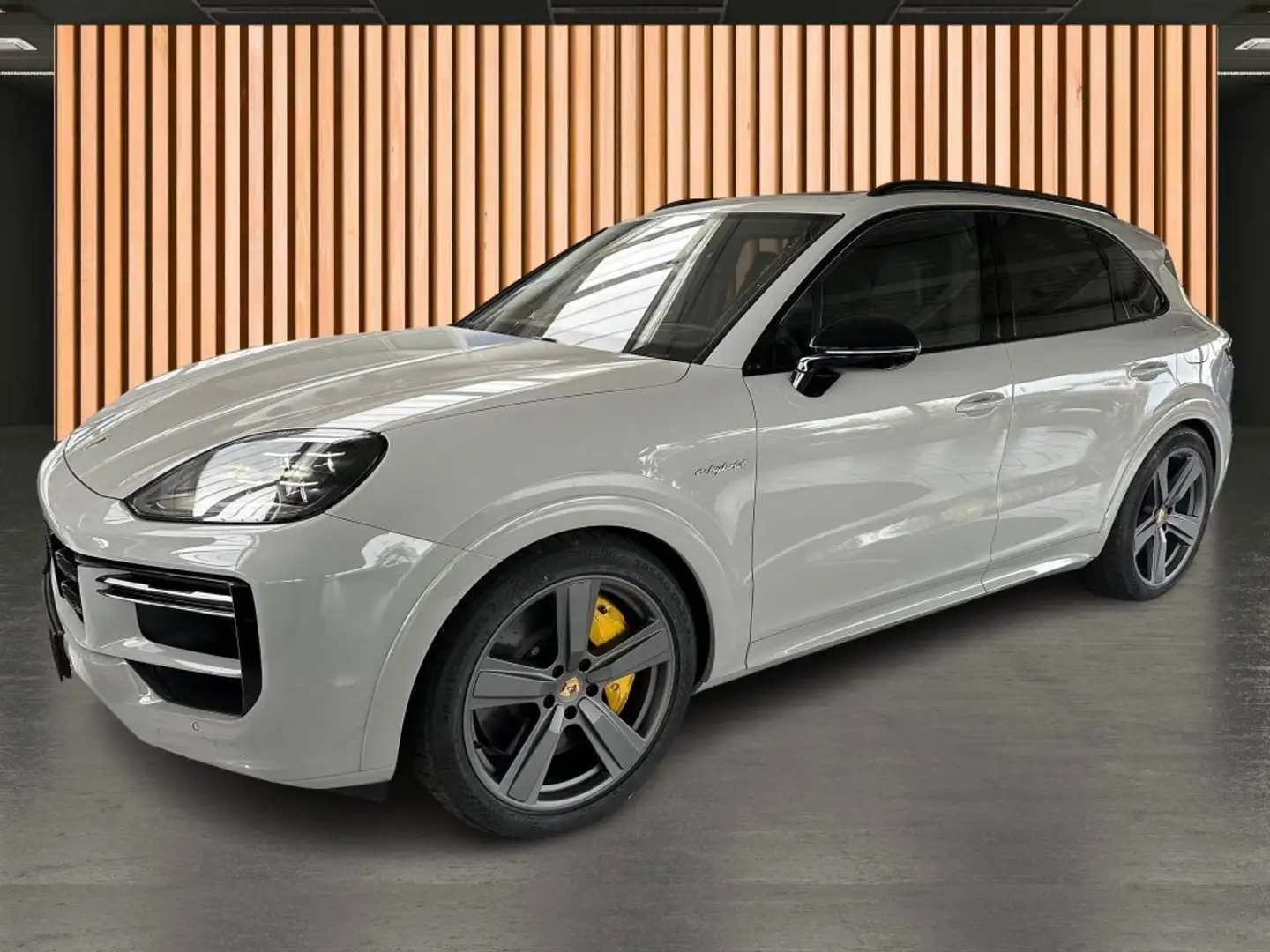 Porsche Cayenne Turbo E-Hybrid*Burmester*Head-Up*PCCB* Grau - 1