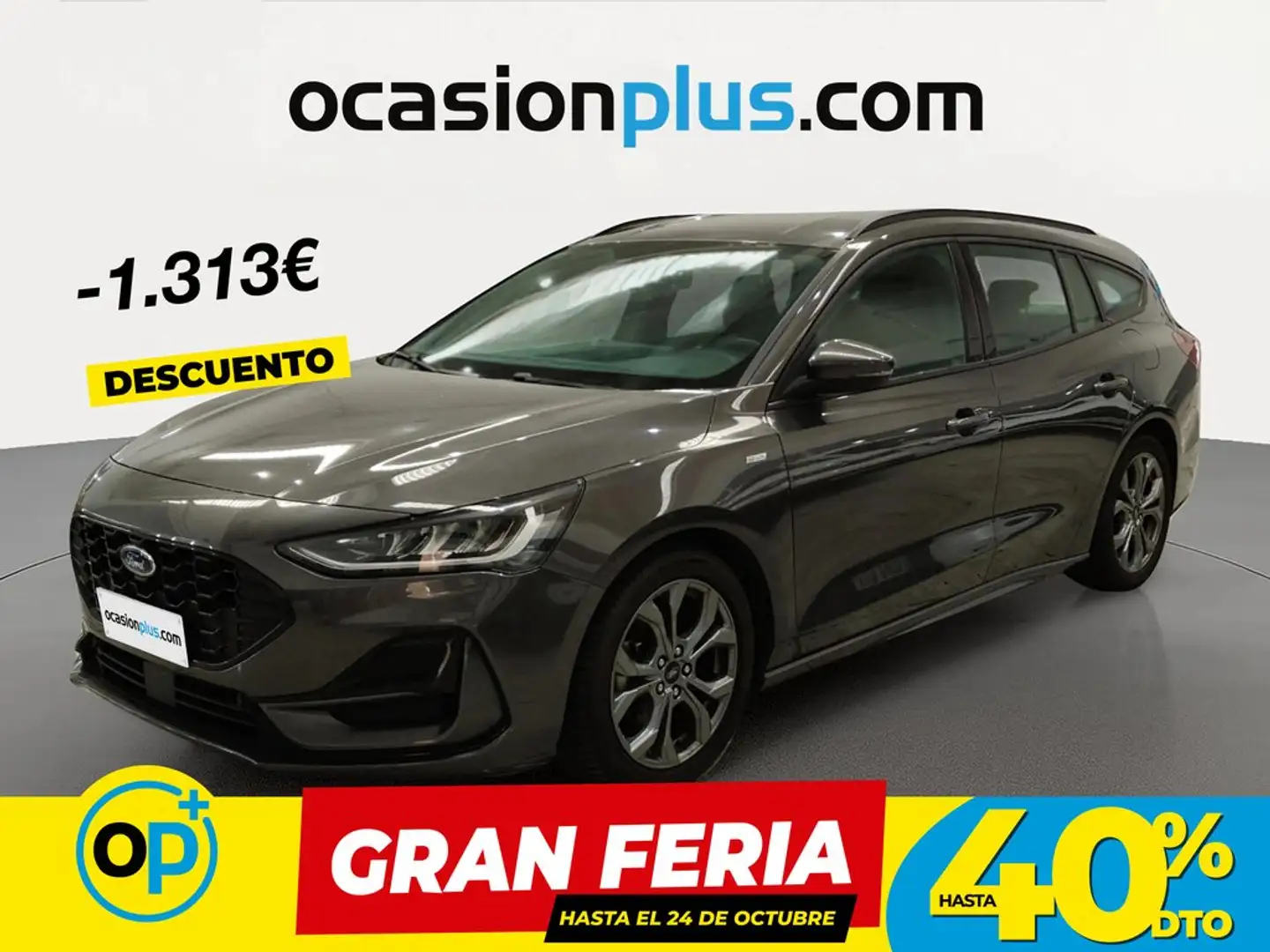Ford Focus Sportbreak 1.0 Ecoboost MHEV ST-Line 155 Aut. Gris - 1