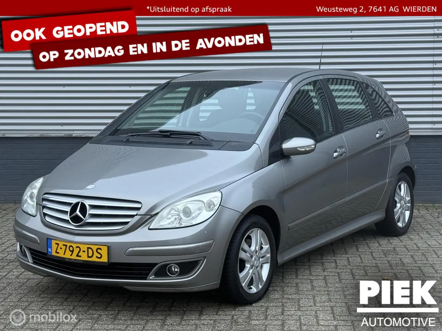Mercedes-Benz B 200 AIRCO, APK NIEUW Grijs - 1