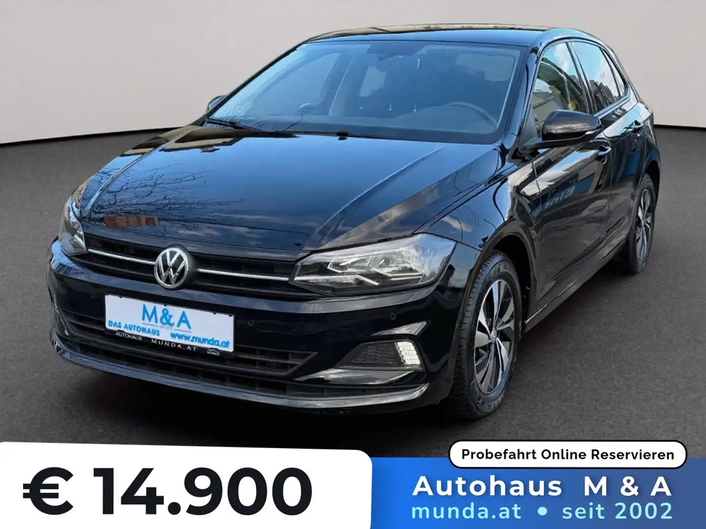 Volkswagen Polo 1.0 TSI Comfortline/Navi/Erstbesitz/Autom/Garantie Schwarz - 1