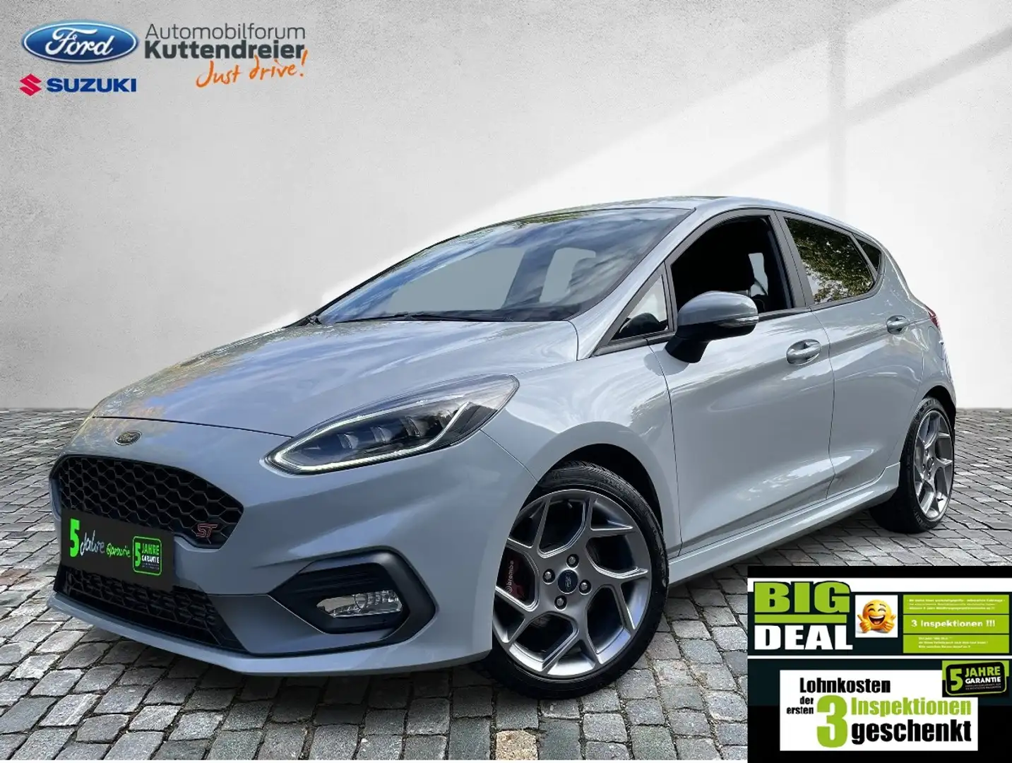 Ford Fiesta ST 5tg Navi PDC LED Klimaaut. Subwoofer Silber - 1