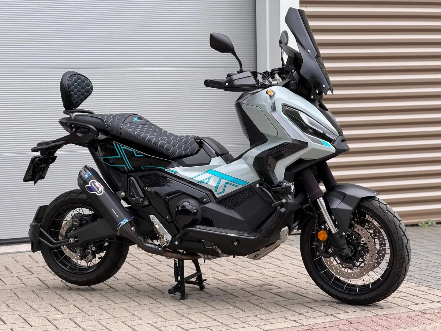 Honda NC 750 Scooter X-ADV Termignoni/Custom zadel/Hepco&Becker Kék - 2