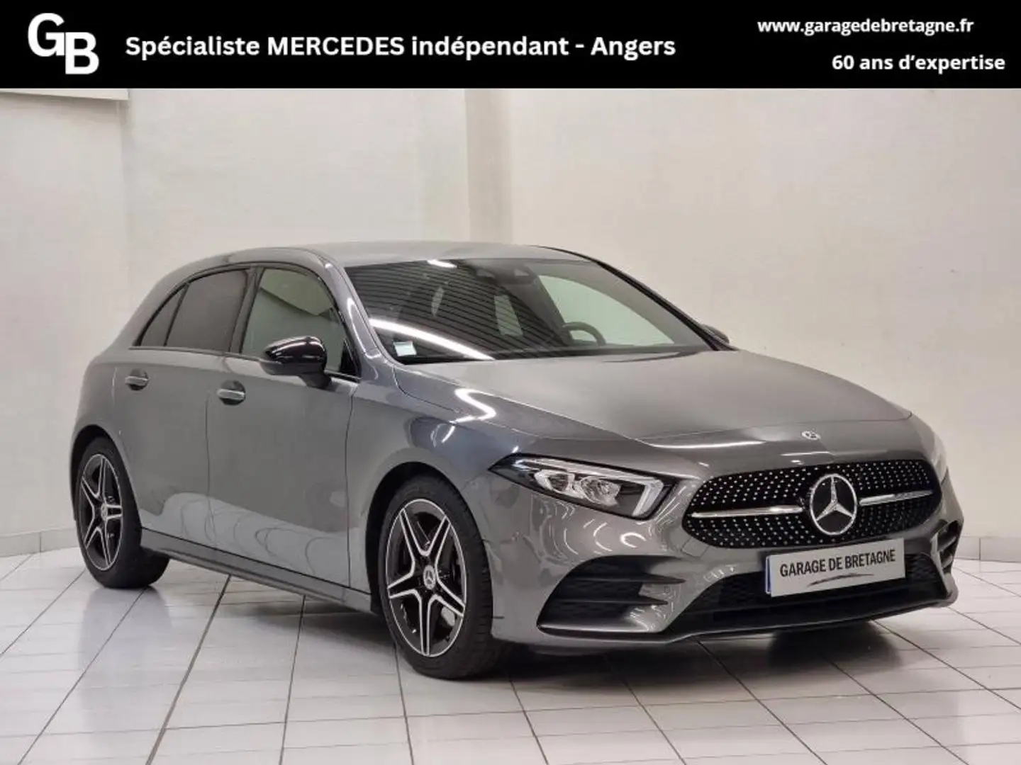 Mercedes-Benz A 250 250 224ch AMG Line 7G-DCT Gris - 1