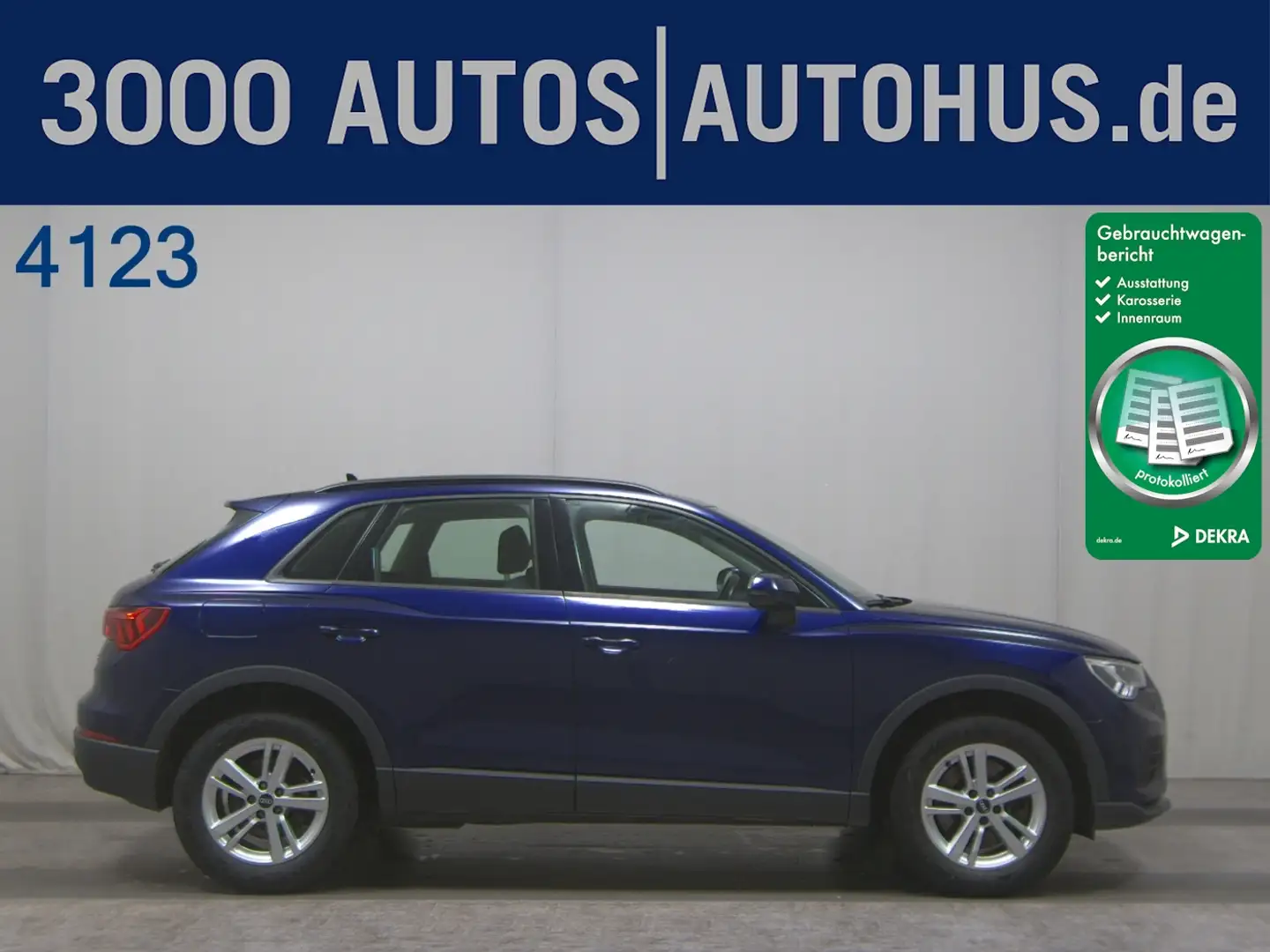 Audi Q3 45 1.4 TFSI e basis AHK LED Navi Memory SpurH Bleu - 1