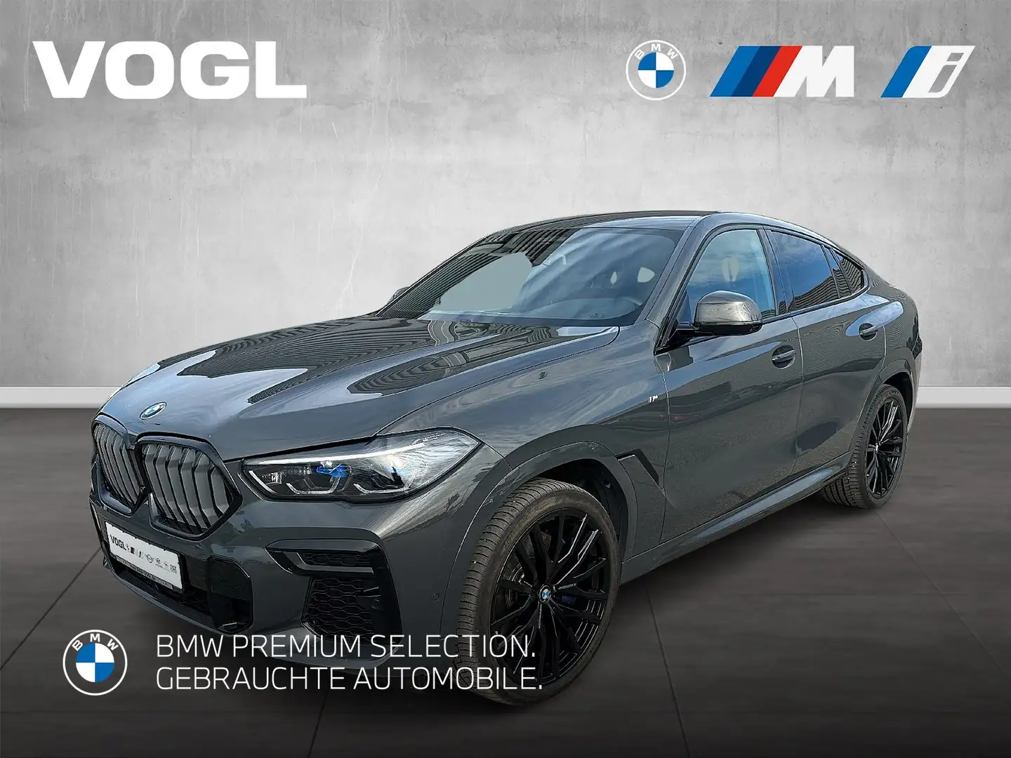 BMW X6 xDrive40d Standhzg. Head-Up Grau - 1