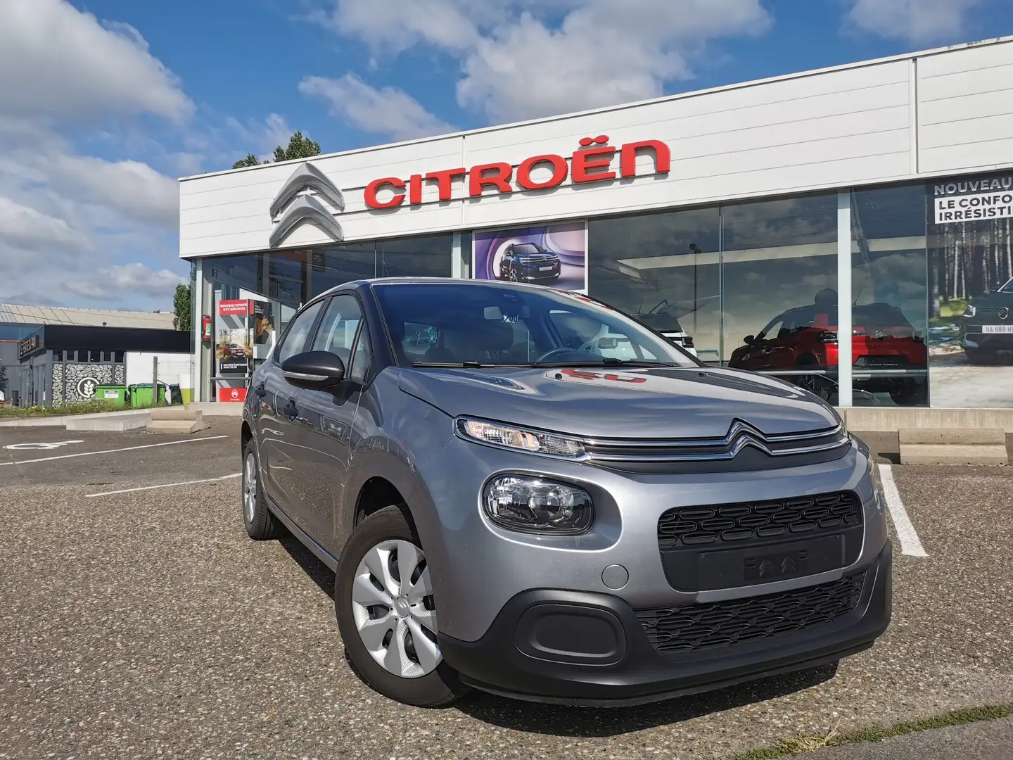 Citroen C3 C3 1.2 Turbo Feel Grijs - 1