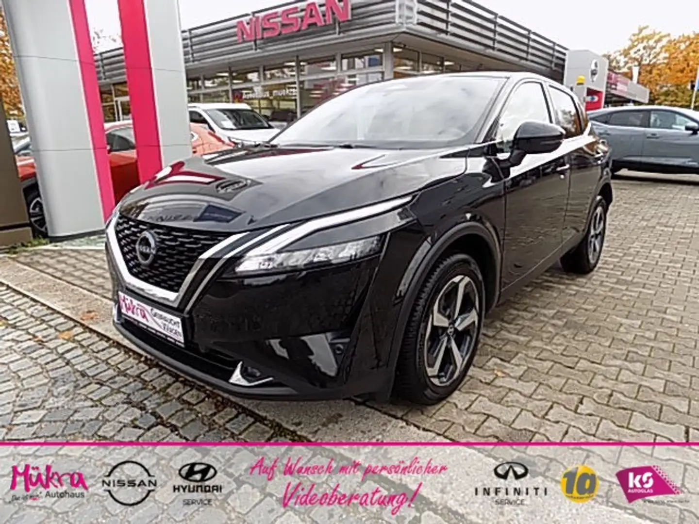 Nissan Qashqai N-Connecta 1.3 DIG-T MHEV 158PS AT (A) Winterpaket Schwarz - 1