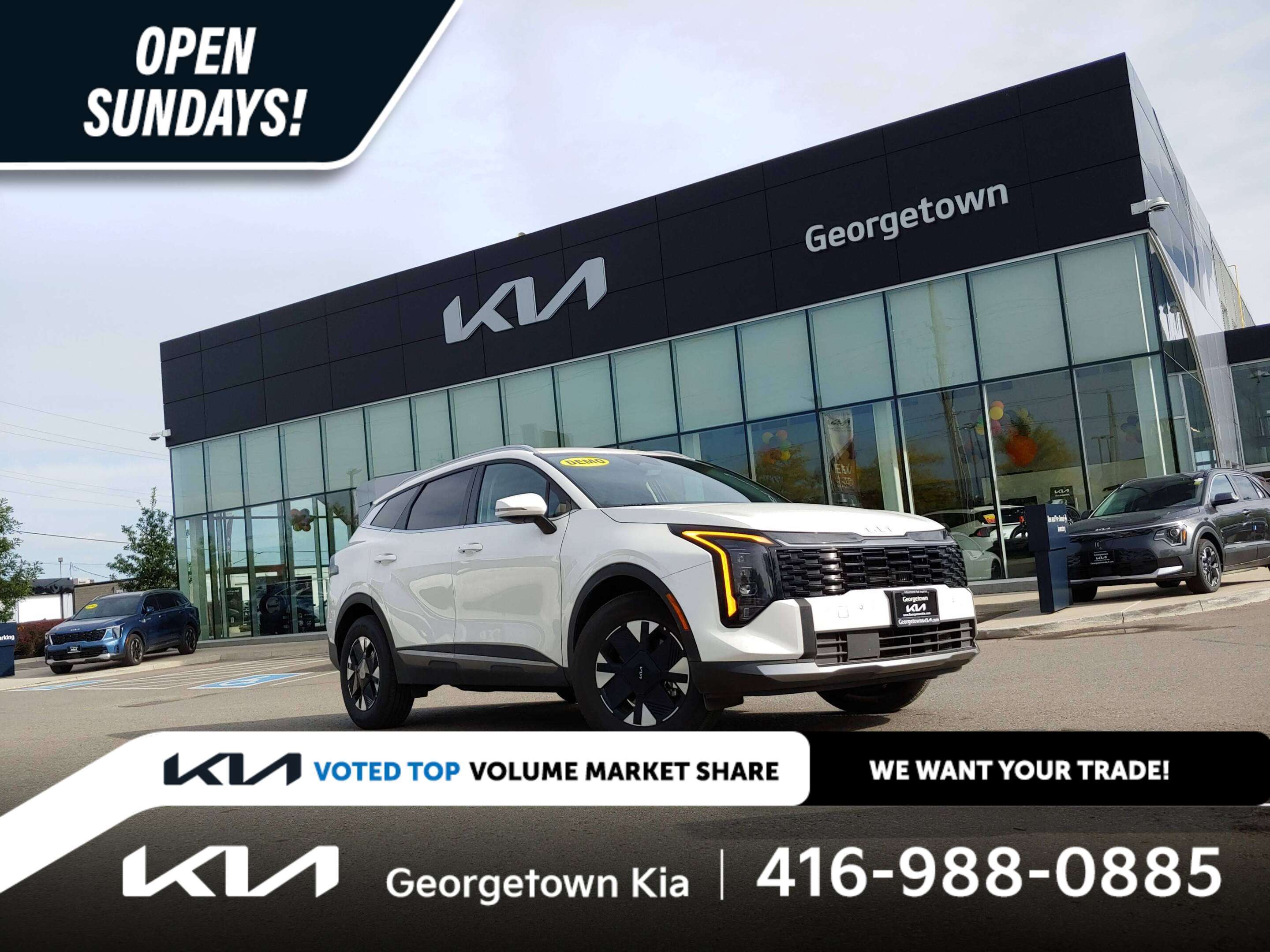 2026 Kia Sportage EX HYBRID | DEMO FINANCE 2.99% | NAV | 9K KM |LTHR