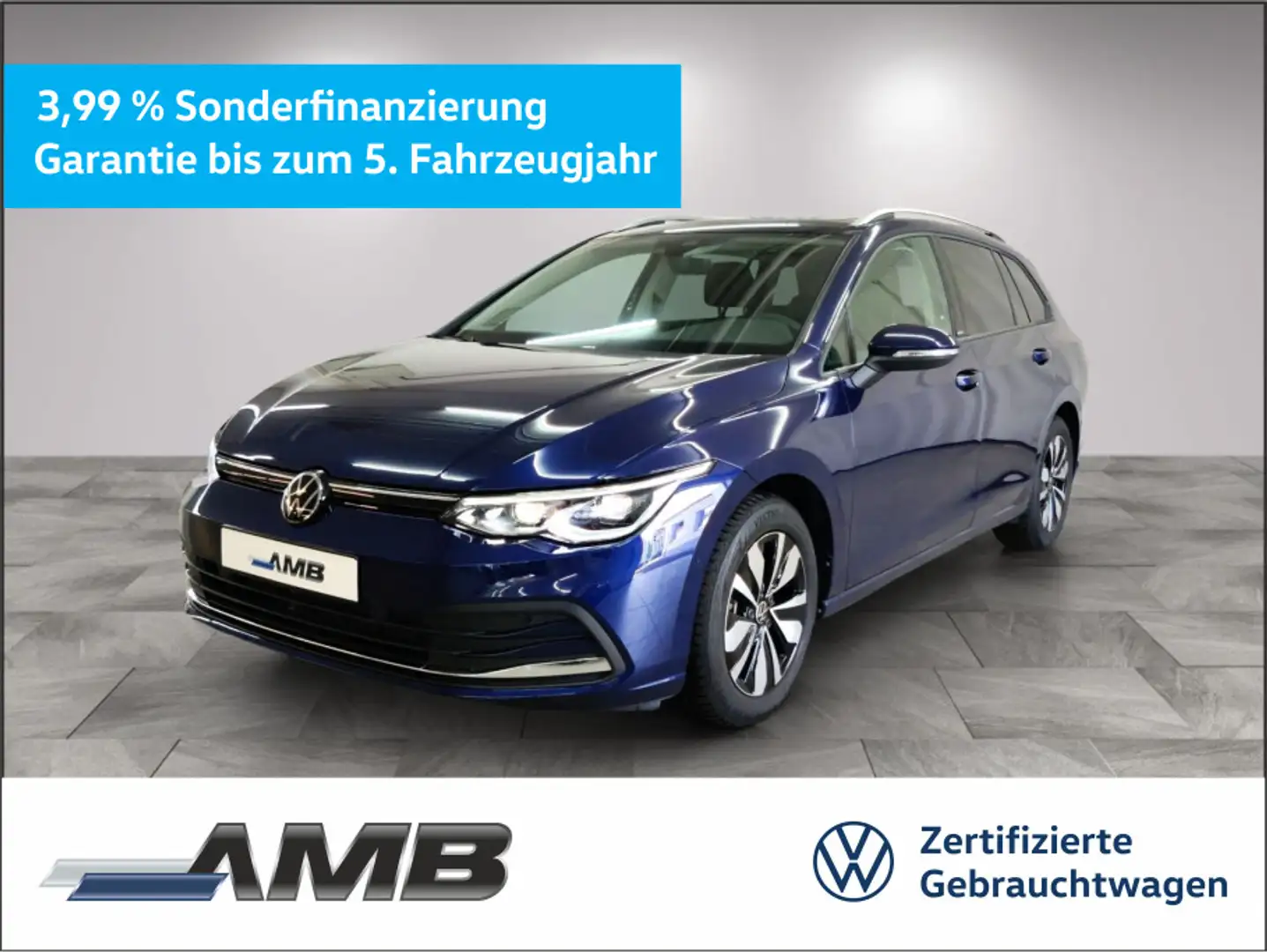 Volkswagen Golf Variant Move 1.5 TSI Matrix/AHK/Pano/01.29G Blau - 1