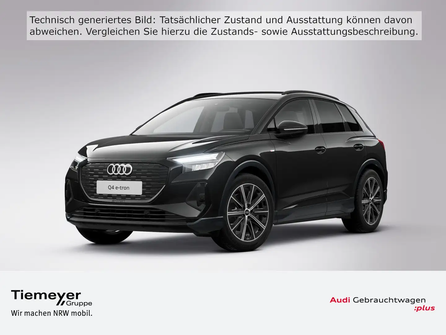 Audi Q4 e-tron 45 S LINE LM20 AHK OPS ASSIST KAMERA Schwarz - 1