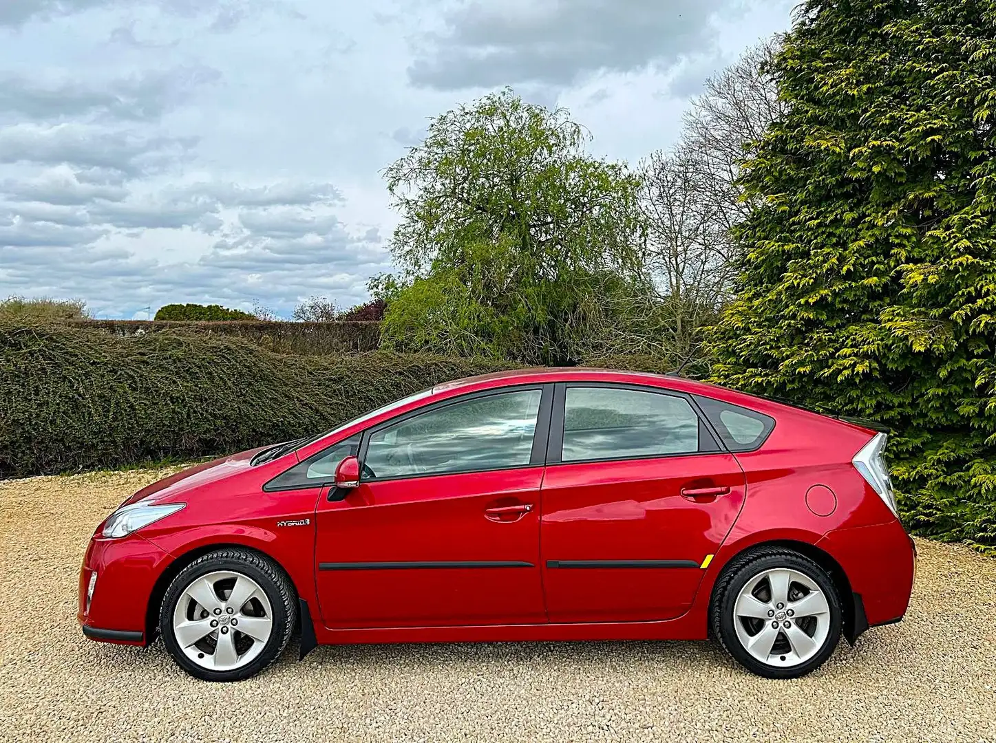 Toyota Prius 1.8i VVT-i Hybrid Solar Premium HEAD-UP 91.000 KM crvena - 2