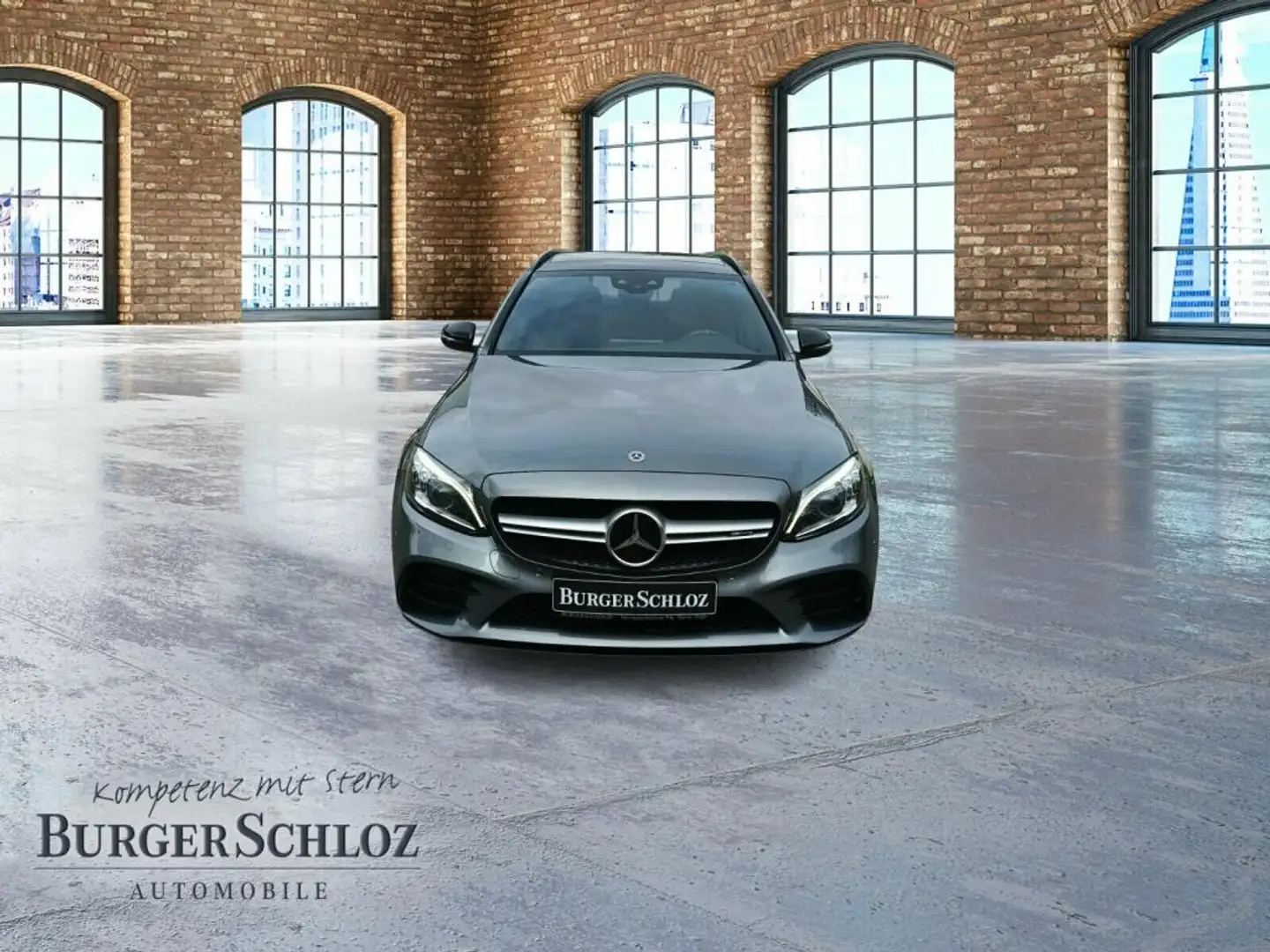 Mercedes-Benz C 43 AMG 4MATIC T-Modell Pano/ACC/AHK Gris - 2